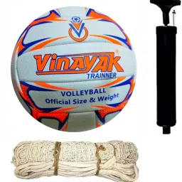 orange mashine 7y orange mashine volleyball with cotten net and air pump Volleyball - Size: 4-image-47