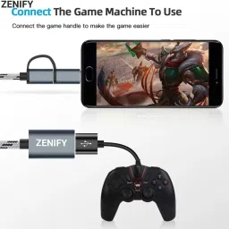 ZENIFY USB Type C, Micro USB OTG Adapter image 4