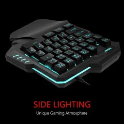 conifer Gaming Combo- LED Backlit USB Wired Keyboard, Programmable 7 Button Lighted Gaming Mouse and Mouse Pad for Computer PC Gamer, Combo Set of 3 Combo Set image 5