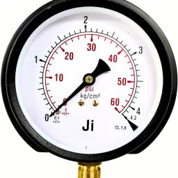 Pressure Gauge. 4" Dial, 0-4.2 kg/cm2, Bottom Entry, 3/8" BSP (M) Connection Dial Indicator-image-27