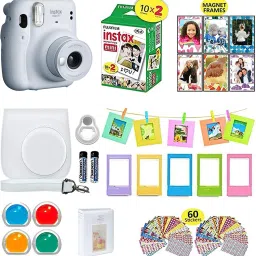 FUJIFILM Instax Mini 11 Mini 11 White with 20 shots,pouch, Album, frames, color filters, stickers Instant Camera-picture-25