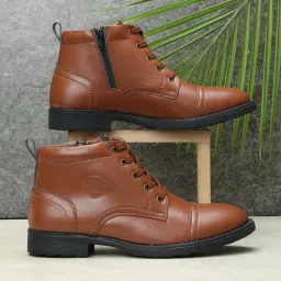 Men Walker Casual Comfort Uniform Dress Army Style Fashion Boots For Men-image-22