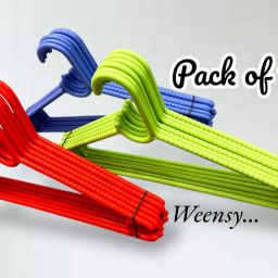 Premium Plastic Hangers for clothes 18 Multicolor 18 Plastic Shirt Pack of 18 Hangers ForShirt-16