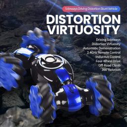 fizz Hand Gesture Sensor RC Stunt Car Double Sided Rotating Remote Control Car _A15 image 2
