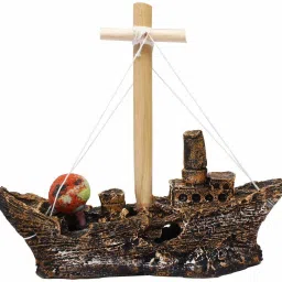 Product Natural Looking Ship Decoration Ornaments/Toy for Fish Tank Boat Destroyer Decor Accessories(Ship) Laterite Unplanted Substrate-picture-25