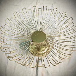 Metal Golden Fruit Basket 16 inches by diameter Material - Iron Iron Fruit & Vegetable Basket-image-57