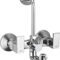 ZAP Skoda Series 3 in 1 Wall Mixer with Cartridge Brass Valve(Chrome Finish) Skoda Series-11
