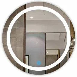 21x21 Inch LED Wall Mirror Glass with Touch Sensor Lights for Home Decor HA30 Bathroom Mirror-image-69