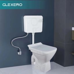 Premium Quality Super Shiny Ceramic Toilet Seat Floor Mounted S Trap Commode Western Commode-34