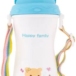 Sipper Cup with Detachable Straps & Straw Lid Cup Pink - 350 ml-44