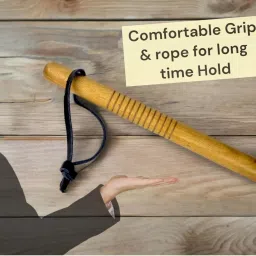 ranacreation Wooden walking roll for protection from dog Walking Stick image 2