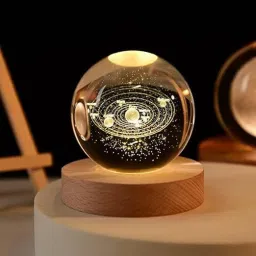 Crystal Ball Night Light Creative Engraved Aesthetic Ball Dim Night Night Lamp-24