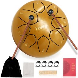 6-inch Steel Tongue Drum 8 Note, Percussion Instrument Handpan Drum with Bag Acoustic 8 Drum Kit Set-image-73