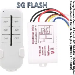 SG 4 Way on-off Wireless Remote Control Switch Receiver Transmitter for LED Lamp Electronic Components Electronic Hobby Kit-picture-35