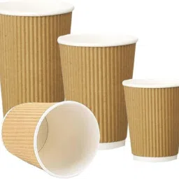 Pack of 50 Paper Leakrproof Eco-Friendly Biodegradable Paper Ripple Cup 250 ml-22