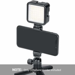 BOOSTY BRANDED Phone Tripod Mount with Cold Shoe Mount for Microphone LED Light with 1/4'' Tripod Screw Compatible with iPhone/Oneplus/Mi/Oppo & Other Smartphones Vlogging Accessories Tripod image 4