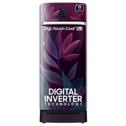SAMSUNG 215 Litres 4 Star Direct Cool Single Door Refrigerator with Anti Bacterial Gasket (RR23D2F349R/HL, Paradise Bloom Purple)-image-14