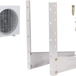 Wall Mounted Heavy Duty Universal Metal AC Outdoor Unit Stand 45 x37 cm Shelf Bracket-42