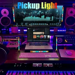 RHONNIUM Upgraded 32 Bit Colorful Sound Pickup Ambient Lights with App Control Smart Sensor Light image 4