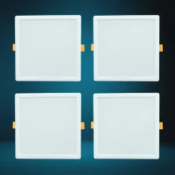 15W Square 3-in-1 Color Changing LED Panel Light/Ceiling Light (Pack of 4) Recessed Ceiling Lamp-13