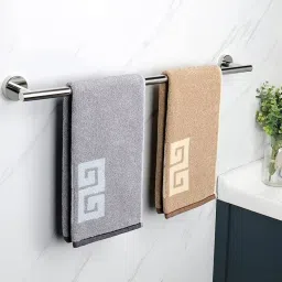 24 Inch Towel Holder High Grade 304 Stainless Steel Round Towel Rod Steel Towel Holder Silver Towel Holder-image-29
