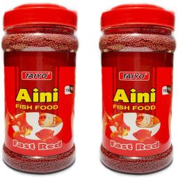 Aini Fast Red Fish 0.25 kg (2x0.12 kg) Dry New Born, Young, Adult Fish Food-image-34