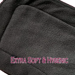 the little lookers 5 Layer Bamboo Charcoal Inserts/Liners/Pads/Cloth Diaper Liner/Wetfree Reusable Washable Cotton Diaper Nappy Inserts/Charcoal Pads for Baby Cloth Diapers (Charcoal Insert, Pack Of 5) image 4