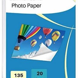 true-ally Sticker Self-Adhesive Glossy Photo Paper A4 Size 135 GSM for Inkjet Printer (White) Dries Quickly DIY Sticker Printing Label Art (A4 - 20 Sheets) Unruled A4 135 gsm Photo Paper-picture-6
