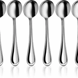 Gourmet Cutlery Set (6 Pieces Desert Soup Spoon) Stainless Steel Cutlery Set-21