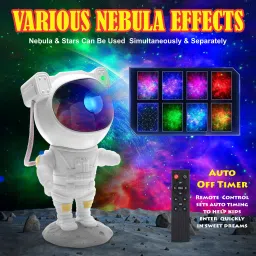 Projector Astronaught for kids room Shower Laser Light-33