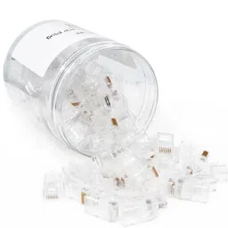 TOOLBUX Plug Connector CAT5 Network LAN Crimp (48 Pieces, Unshielded), Network Interface Card-48