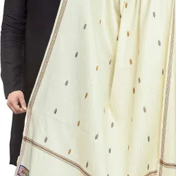 manra Wool Woven Men Shawl-image-11