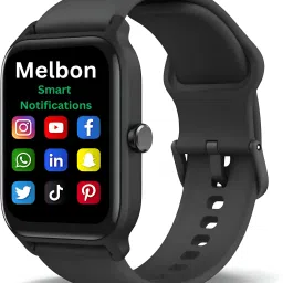 Melbon H9 BT Calling, Fitness tracking Multiple Watch Facs,Sleep Monitor,Heart & SpO2 Smartwatch-image-0