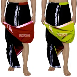 Lvloz LV-2WY-42 Solid Men Dhoti-image-85