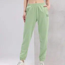 Women Solid Green Track Pants-image-36