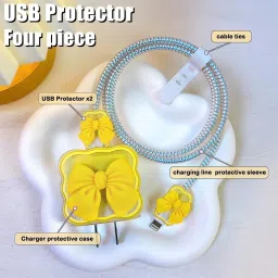 MOBISINGH Silicone Pull String Headphone Case For Compatible with Apple 20W Adapter-picture-7