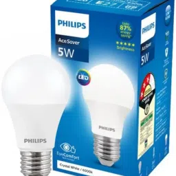 philips 5 W Basic Round E27 LED Bulb image 2