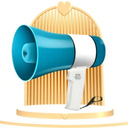 A54 MEGAPHONE-Exceptional Sound Clarity,User-Friendly with USB,TF,240srecording Indoor, Outdoor PA System-15
