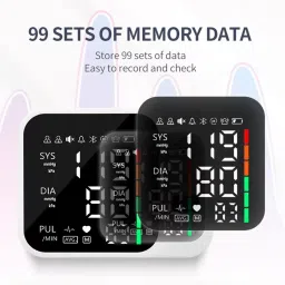 Balson BLSN-666 Rechargeable Digital BP Monitor for Blood Pressure, Fully Automatic, Large Display, Quality Cuff with 99 Memory, Voice Broadcast, Pulse Detection Bp Monitor image 5
