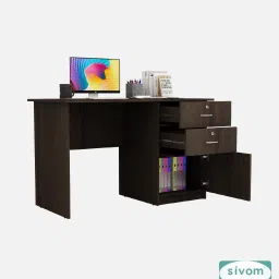 sivom Prism Multipurpose Study/Home/Office Table Engineered Wood Study Table image 2
