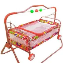 Baby Swing Cradle Jhula with Mosquito Net for New Born Baby-20