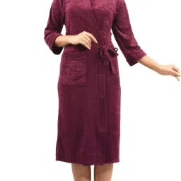 Violet Free Size Bath Robe-image-48