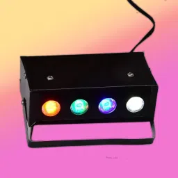 RGB LED Party & Home Light – Adjustable Speed, Compact Focus Disco Ball Set-56