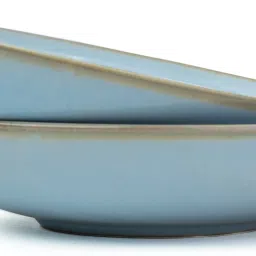 Ceramic Pasta Bowl Self Reactive | Deep Pasta Plates | Microwave & Dishwasher Safe-image-22