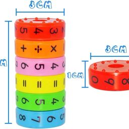 mil9us 2 SET OF Learning Maths Magnetic Calculation Cube Toy (12 PIECE) image 3