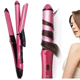 Mr Neat 2in1 hair straightner and curler NH-2009 Hair Styler-image-57