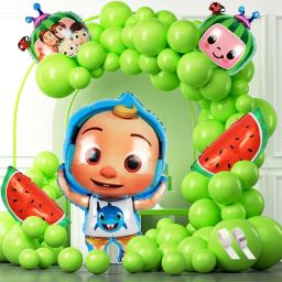 Birthday Decoration Combo Set Cocomelon Theme For Baby Kids Party Supplies-image-3