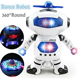 Naughty Dancing Robot with 3D Flashing Lights & Music Multicolor2-image-3