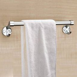Stainless Steel Towel Hanger for Bathroom/Stand/Towel Rod/Bar/Bathroom Accessories(18 Inch) Chrome Finish Towel Holder (Stainless Steel) Steel Towel Holder-picture-16