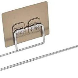 Self Adhesive Stainless Steel Wall Mount Sticker Towel Holder Stainless Steel Toilet Paper Holder-8